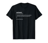 Dictionnaire actuaire Analyse des Risques drôle T-Shirt