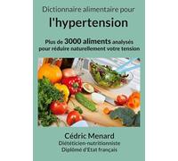 Dictionnaire alimentaire pour l'hypertension.