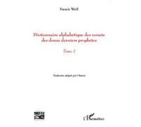 Francis Weill – Dictionnaire alphabétique des versets des douze derniers prophètes – Tome 1 – Broché