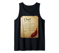 Dictionnaire Amusant de Chef avec Citation Amusante Débardeur