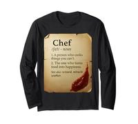 Dictionnaire Amusant de Chef avec Citation Amusante Manche Longue