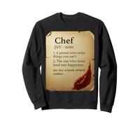 Dictionnaire Amusant de Chef avec Citation Amusante Sweatshirt