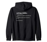 Dictionnaire Amusant Riddle Solver, énigmes et Casse-têtes Sweat à Capuche