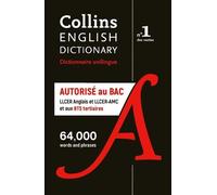 Collectif – Dictionnaire anglais COLLINS Poche – Autorisé au bac LLCER Anglais, LLCER-AMC, BTS
