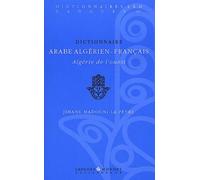 Dictionnaire arabe algérien-français