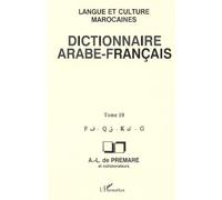 Dictionnaire Arabe-Français: Langue et culture marocaines