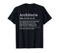 Dictionnaire Architecte Darchitecture Définition T-Shirt