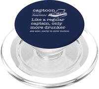 Dictionnaire Captain Drunker de Capitaine Régulier - Meme sur Le Dos PopSockets PopGrip pour MagSafe