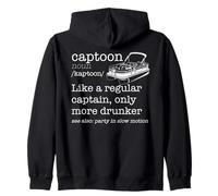 Dictionnaire Captain Drunker de Capitaine Régulier - Meme sur Le Dos Sweat à Capuche