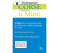 Dictionnaire Corse u Mino: Nouveau dictionnaire u Mino 2018