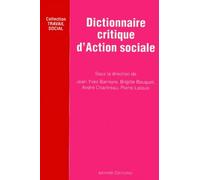 Dictionnaire critique d'action sociale