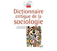 Dictionnaire Critique De La Sociologie