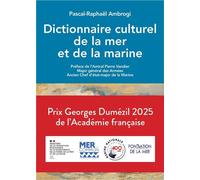 Dictionnaire culturel de la mer et de la marine - Pascal-Raphaël Ambrogi - Honore Champion Eds - broché - Dictionnaire et encyclopédie