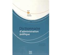 Dictionnaire d'administration publique