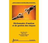 Jean‑François Quaranta – Dictionnaire d'analyse et de gestion des risques – Broché