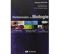 Dictionnaire de biologie