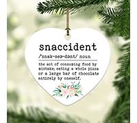 Dictionnaire De Définition De « Snaccident » Suspension Noël Suspendre Porcelaine Pendentif Ornement pour Intérieur Bureau Magasins 7.3Cm