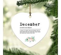 Dictionnaire De Définitions De Décembre Suspendre Noël Ornements avec Ruban Doré Suspension Ornement pour Intérieur Bureau Magasins 7.3Cm