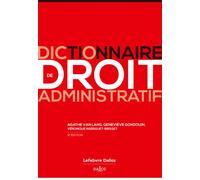Dictionnaire de droit administratif 9ème édition - Agathe Van Lang - Sirey - broché - Dictionnaire et encyclopédie