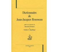 Dictionnaire de jean-jacques rousseau.