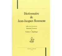 Dictionnaire de jean-jacques rousseau.