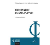 Philippe Nguemeta & Hervé Amenguele – Dictionnaire de Karl Popper – Préface J. B. Muregha – Broché