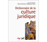 Dictionnaire de la culture juridique
