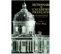 Dictionnaire de l'Académie française, tome 2 Éoc - Map - Collectif - Fayard - relié - Dictionnaire et encyclopédie