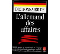Dictionnaire de l'allemand des affaires
