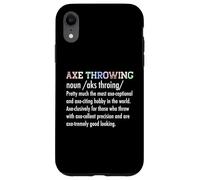 Dictionnaire de Lancer de Hache Définition Drôle Hache ceptional Meme Coque pour iPhone XR