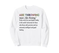 Dictionnaire de Lancer de Hache Définition Drôle Hache ceptional Meme Sweatshirt