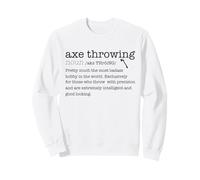 Dictionnaire de Lancer de Hache Définition Drôle Hache ceptional Meme Sweatshirt