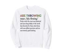 Dictionnaire de Lancer de Hache Définition Drôle Hache ceptional Meme Sweatshirt