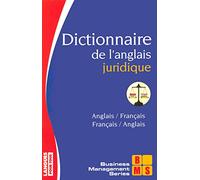 Dictionnaire de l'anglais juridique