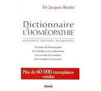 J. Boulet – Dictionnaire de l'homéopathie – Nouvelle édition – Broché – Privat