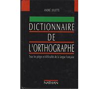 Dictionnaire de l'orthographe