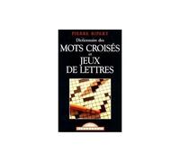 Dictionnaire De Mots Croisés Et Jeux De Lettres