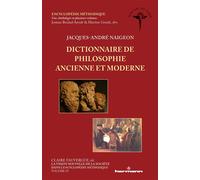 Dictionnaire de philosophie ancienne et moderne Vol. IV : La vision nouvelle de la société dans l'Encyclopédie méthodique - Jacques André Naigeon - Hermann - broché - Dictionnaire et encyclopédie