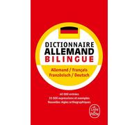Dictionnaire de poche allemand. Bilingue