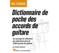 Dictionnaire de poche des accords de guitare