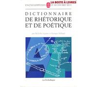 Dictionnaire de rhétorique et de poétique
