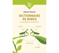 Dictionnaire de rimes et petit traité de versification