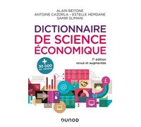 Dictionnaire De Science Économique