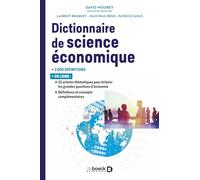 Dictionnaire de science économique