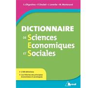 Dictionnaire de sciences économiques et sociales