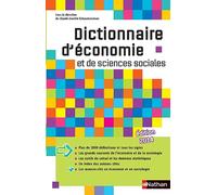 Dictionnaire d'économie et de sciences sociales