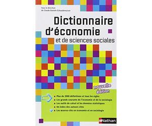 Dictionnaire d'économie et de sciences sociales de Echaudemaison. Claude-Danièle (2013) Broché