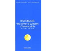 Dictionnaire des auteurs d'ouvrages d'homéopathie en langue française