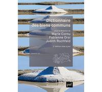 Dictionnaire des biens communs - Marie Cornu - Puf - broché - Etude