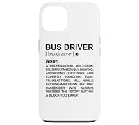 Dictionnaire des Chauffeurs de Bus Transport Scolaire Coque pour iPhone 13